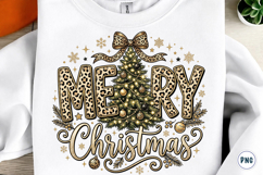 Merry Christmas Buffalo Plaid PNG Product Image 1