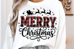 Merry Christmas Buffalo Plaid Png Product Image 2