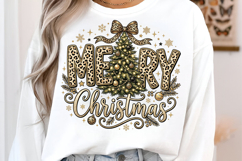 Merry Christmas Buffalo Plaid PNG Product Image 2