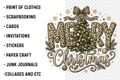 Merry Christmas Buffalo Plaid PNG Product Image 3
