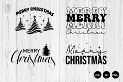 Merry Christmas SVG, Merry Christmas Saying SVG Product Image 1
