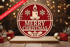 Merry Christmas Santa Snowman SVG Product Image 1