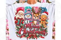 Merry Christmas Characters PNG Product Image 1