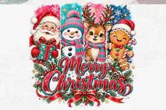 Merry Christmas Characters PNG Product Image 5