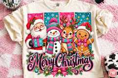 Merry Christmas Characters PNG Product Image 1