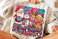 Merry Christmas Characters PNG Product Image 3