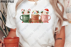 Merry Christmas Coffee Mug Drinking PNG Product Image 2