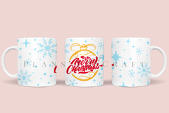 merry christmas coffee mug sublimation wrap glass mug wrap svg presized for 11oz and 15oz glass mug are sublimation files