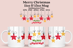 merry christmas coffee mug sublimation wrap glass mug wrap svg presized for 11oz and 15oz glass mug are sublimation files