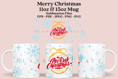 merry christmas coffee mug sublimation wrap glass mug wrap svg presized for 11oz and 15oz glass mug are sublimation files