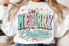 Merry Christmas Coquette Png Product Image 3