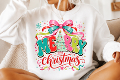 Merry Christmas Coquette Png Product Image 2