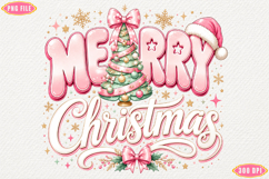 Merry Christmas Coquette Png Product Image 1