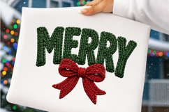 Merry Christmas Crochet PNG Product Image 4