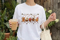 Merry Christmas Dessert Friends Clipart PNG Product Image 2