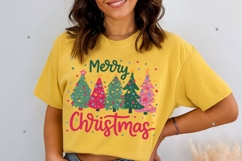 Merry Christmas PNG, Christmas Tree Png, Pink Christmas Png Product Image 5