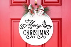 Christmas Door Signs | Christmas SVG PNG Clipart Product Image 14