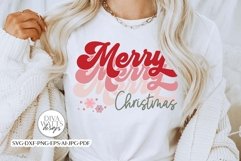 Merry Christmas Retro SVG Product Image 2