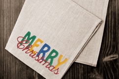 Merry Christmas Embroidery Design Product Image 4