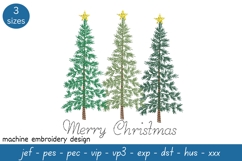 Minimalist Christmas embroidery design Product Image 1
