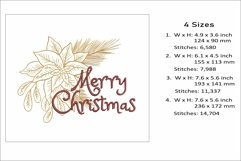 Merry Christmas Embroidery File Product Image 2