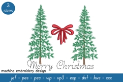 Merry Christmas embroidery design Product Image 1