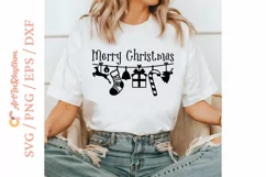 Merry Christmas Garland Decoration svg Product Image 3