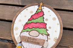 Merry Christmas Gnome Sign | Laser Cutting Design Product Image 3