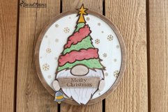 Merry Christmas Gnome Sign | Laser Cutting Design Product Image 4