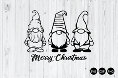 Christmas Gnome SVG, Merry Christmas SVG, Christmas SVG Product Image 1