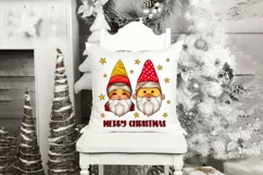 Merry Christmas Gnomes Sublimation | Cute Christmas Gnomes Product Image 2