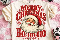 Merry Christmas Ho Ho Ho Santa PNG Product Image 1