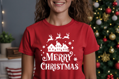 Merry Christmas Reindeers SVG Product Image 1