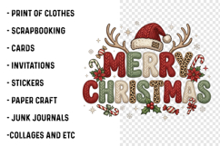 Christmas Latch Hook Yarn Crochet PNG Product Image 3