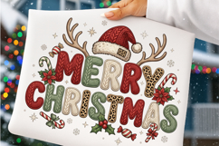 Christmas Latch Hook Yarn Crochet PNG Product Image 4