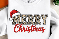 Merry Christmas Leopard Print PNG Product Image 1