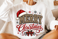 Merry Christmas Leopard Print PNG Product Image 2
