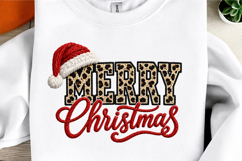 Merry Christmas Leopard Print PNG Product Image 3