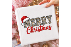 Merry Christmas Leopard Print PNG Product Image 3