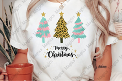 Merry Christmas Leopard Trees PNG Product Image 2