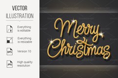Merry Christmas Lettering Product Image 1
