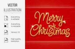 Merry Christmas Lettering Product Image 1