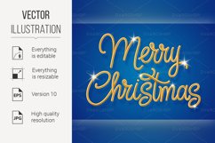 Merry Christmas Lettering Product Image 1