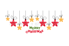 merry christmas libbey beer can glass full wrap svg presized template for 16oz and 20oz glass for Cricut Silhouette and sublimation