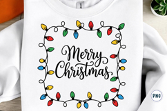 Merry Christmas Lights PNG Product Image 1