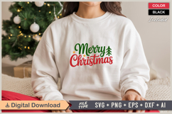 Merry Christmas SVG | Christmas SVG | Holiday SVG | Xmas SVG Product Image 1