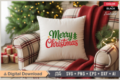 Merry Christmas SVG | Christmas SVG | Holiday SVG | Xmas SVG Product Image 4