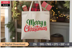 Merry Christmas SVG | Christmas SVG | Holiday SVG | Xmas SVG Product Image 5