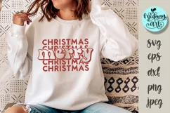 Merry christmas svg, christmas png, christmas sublimation Product Image 2