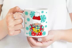 Merry Christmas Gnome Sublimation | Christmas Gnome & Gifts Product Image 3
